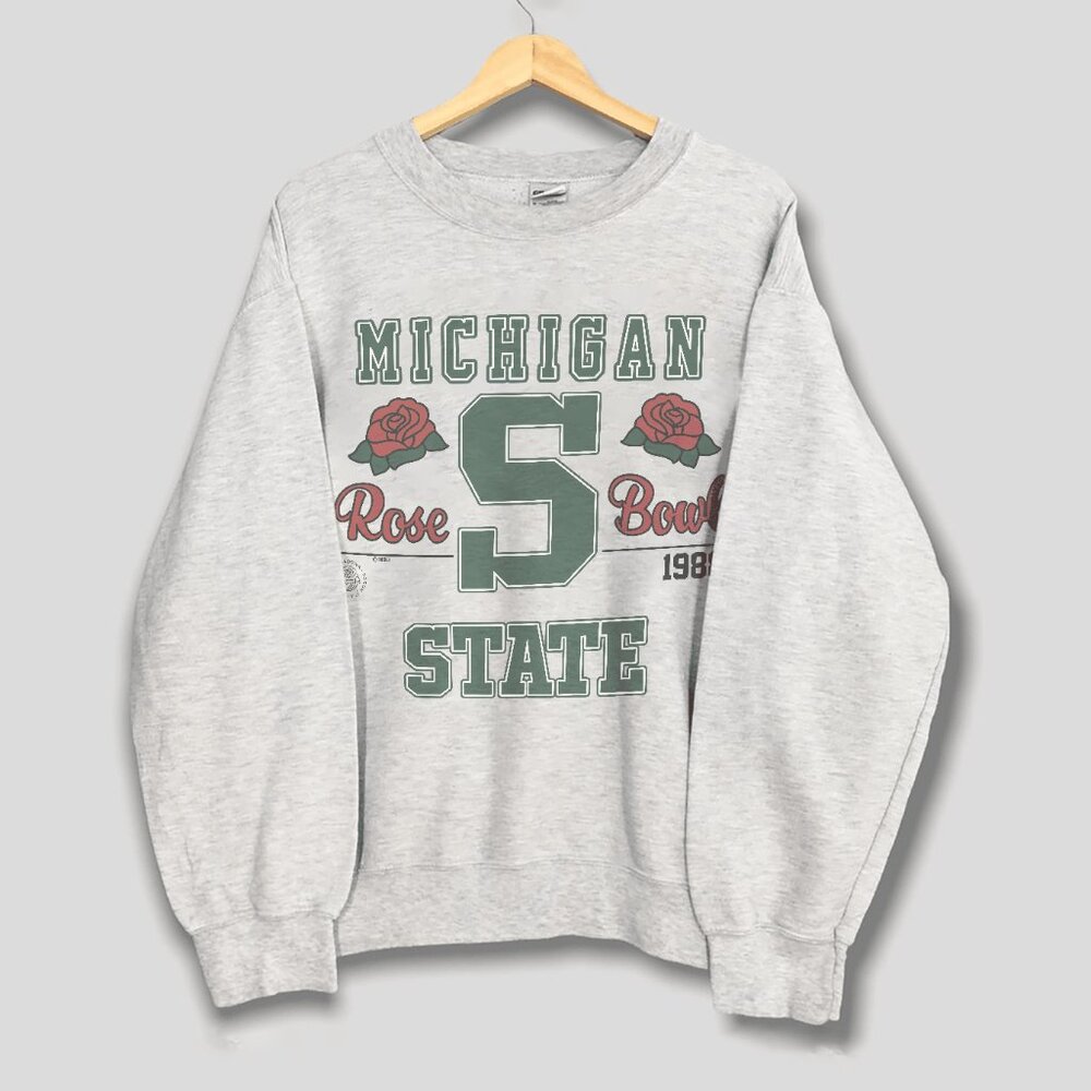 1988 Rose Bowl Michigan State Spartans Football Shirt, Michigan State University